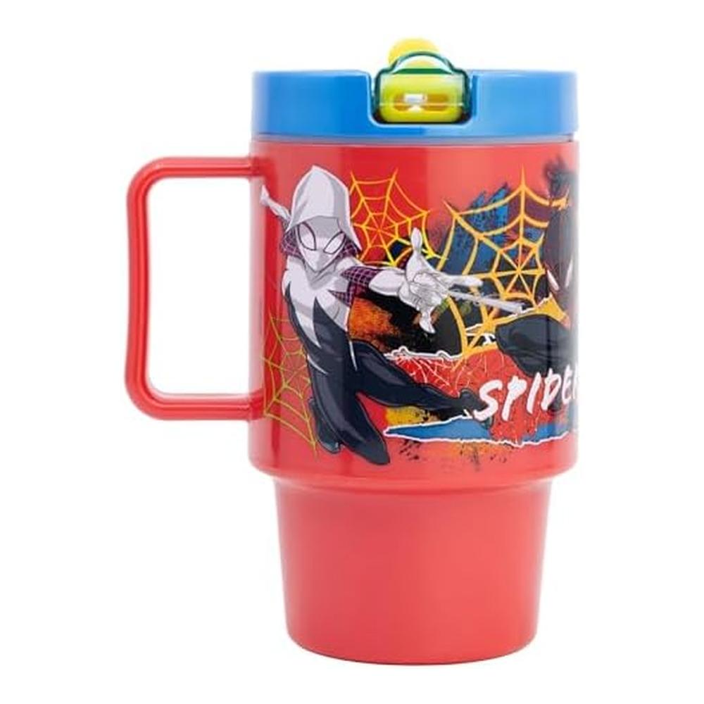 Stor Taza Plástico Tapa 530 ml Spiderman Vaso con Tapa 83556 - Imagen 2