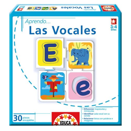 Puzzle Aprendo Las Vocales 30 Pzs Clementoni Educativo Infantil 14232