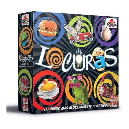 Juego Locuras Borras 18355 Mesa Familia Amigos Pruebas Divertidas 18355