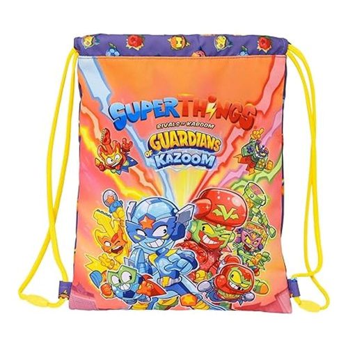 Saco Plano Junior Safta Superthings Guardians of Kazoom 26x34x1 cm 612270855