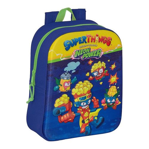 Mochila Guardería 3D Safta SuperThings – Bolso con Diseño Relieve 642354011