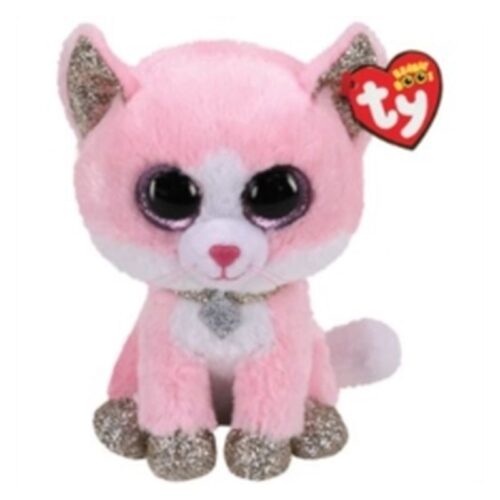 Peluche Ty Beanie Boos Fiona Gato Rosa – Muñeco Coleccionable TY-36366
