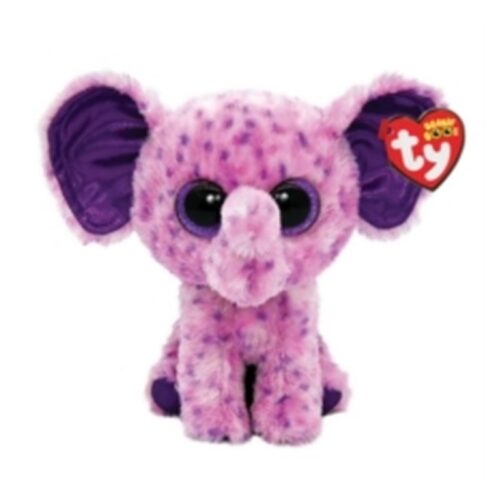 Peluche Meteor Ty Eva Elefante 15 cm – Muñeco Suave Coleccionable TY-36386
