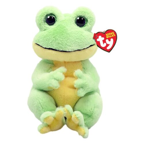 Peluche Ty Beanie Bellies Snapper Rana Verde – Muñeco Coleccionable TY-41052