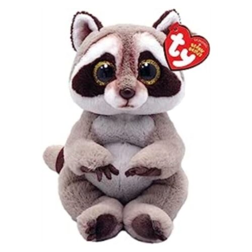 Peluche TY Petey Racoon Beanie Bellies – Muñeco Coleccionable TY-41284