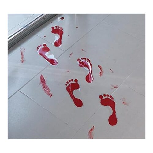 Pisadas Sangre LLOPIS Pack 6 Piezas 22 cm Accesorios Halloween 5516