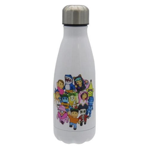 Botella de agua Stumble Guys acero 550 ml blanca B49-01Y CYP