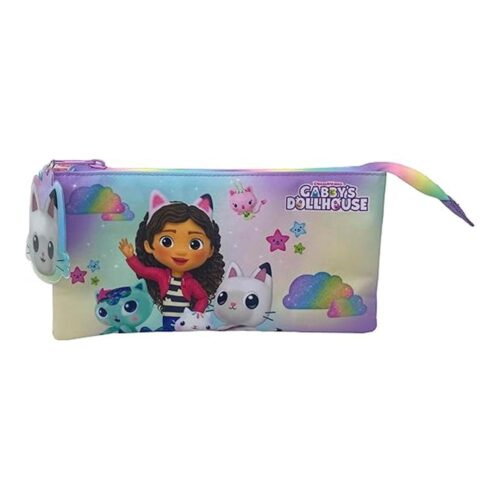 Portatodo Triple Gabby CyP Brands Estuche Multicolor Estandar PT33-03GB