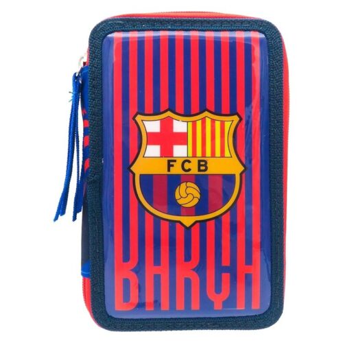 Futbol Club Barcelona estuche triple plumier EP93-03BC CYP