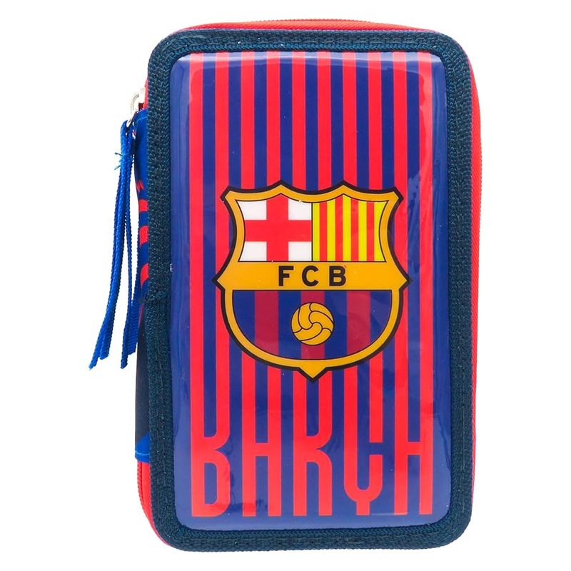 Futbol Club Barcelona estuche triple plumier EP93-03BC CYP