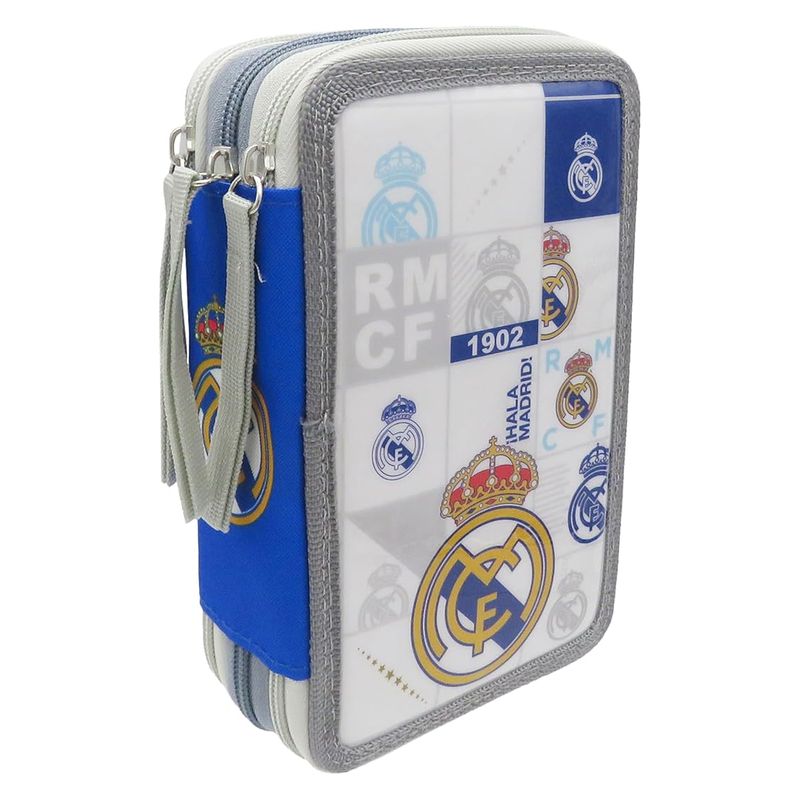 Real Madrid estuche triple plumier EP92-03RM