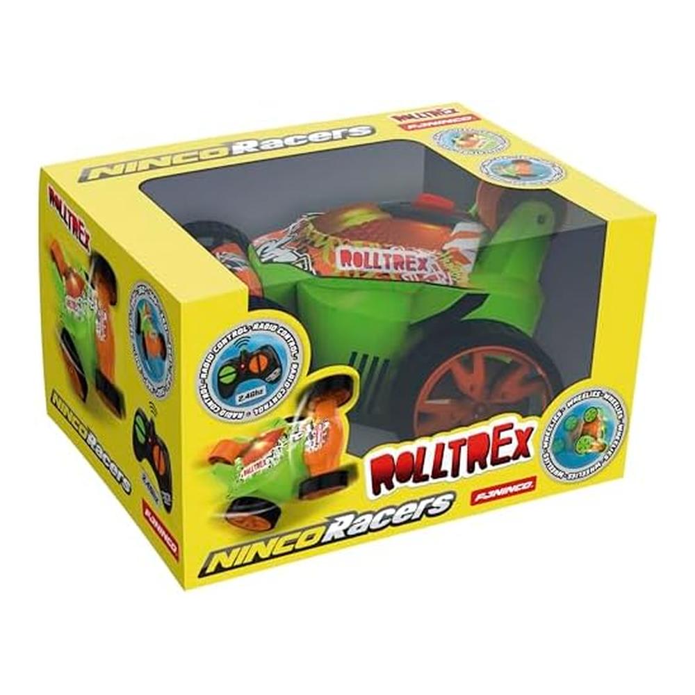 Coche Teledirigido Ninco Rolltrex Green Acrobático Luces LED NH93188 - Imagen 2