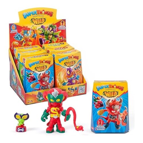Colección Completa SuperThings Wild Kids 6 Kazoom Poderes Animales 23365