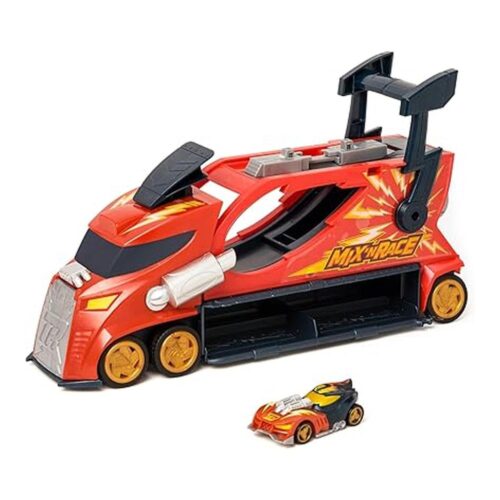 Camión Lanzador T-Racers Mix N Race Thunder Truck con Vehículo Exclusivo y 3 Acciones 32169