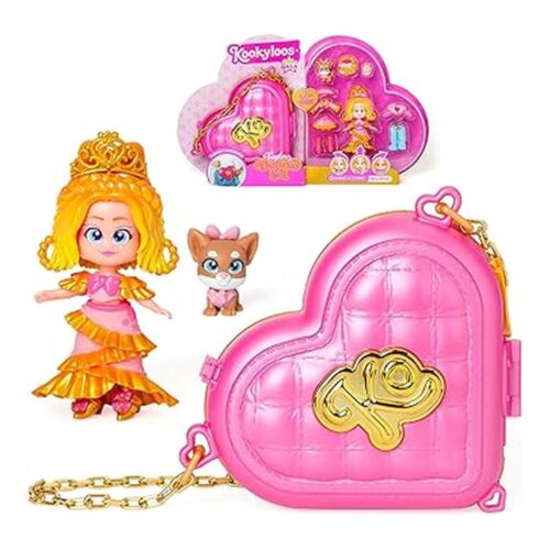 Set Deluxe Kookyloos Golden Gala Taylor con Muñeca Coleccionable Ropa Zapatos Mascota y Accesorios PKLSP104IN160