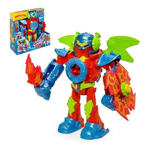 Robot Titan Fury Superthings Kazoom Power Espada Escudo Alas 43837