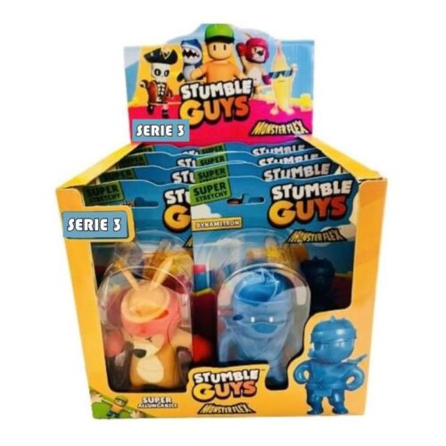 Figuras Monsterflex Stumble Guys Modelos Surtidos Serie 3 64390006 (Se vende una unidad por pedido de forma aleatoria)