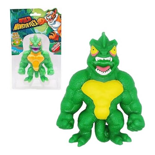 Muñeco Monsterflex Wild Monster Reptilion Bizak Extensible 25 cm 64390011-7