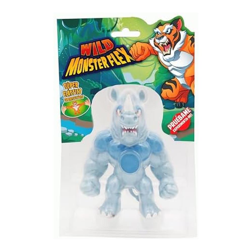 Muñeco Monsterflex Wild Monster Rhynox Bizak Extensible 25 cm 64390011-8 - Imagen 2