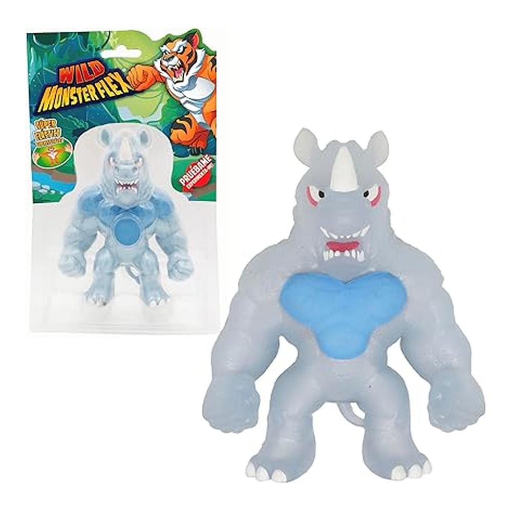 Muñeco Monsterflex Wild Monster Rhynox Bizak Extensible 25 cm 64390011-8