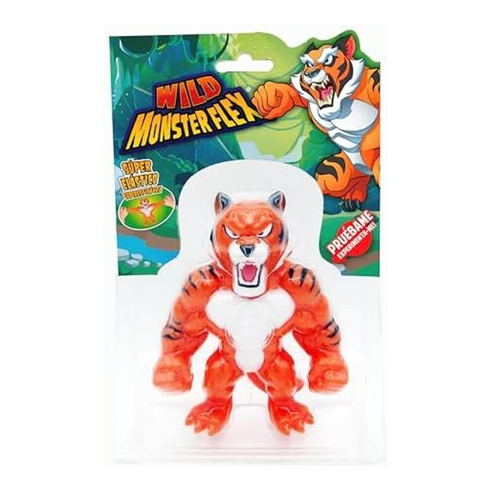 Muñeco Monsterflex Wild Monster Tigerex Bizak Extensible 25 cm 64390011-9 - Imagen 2