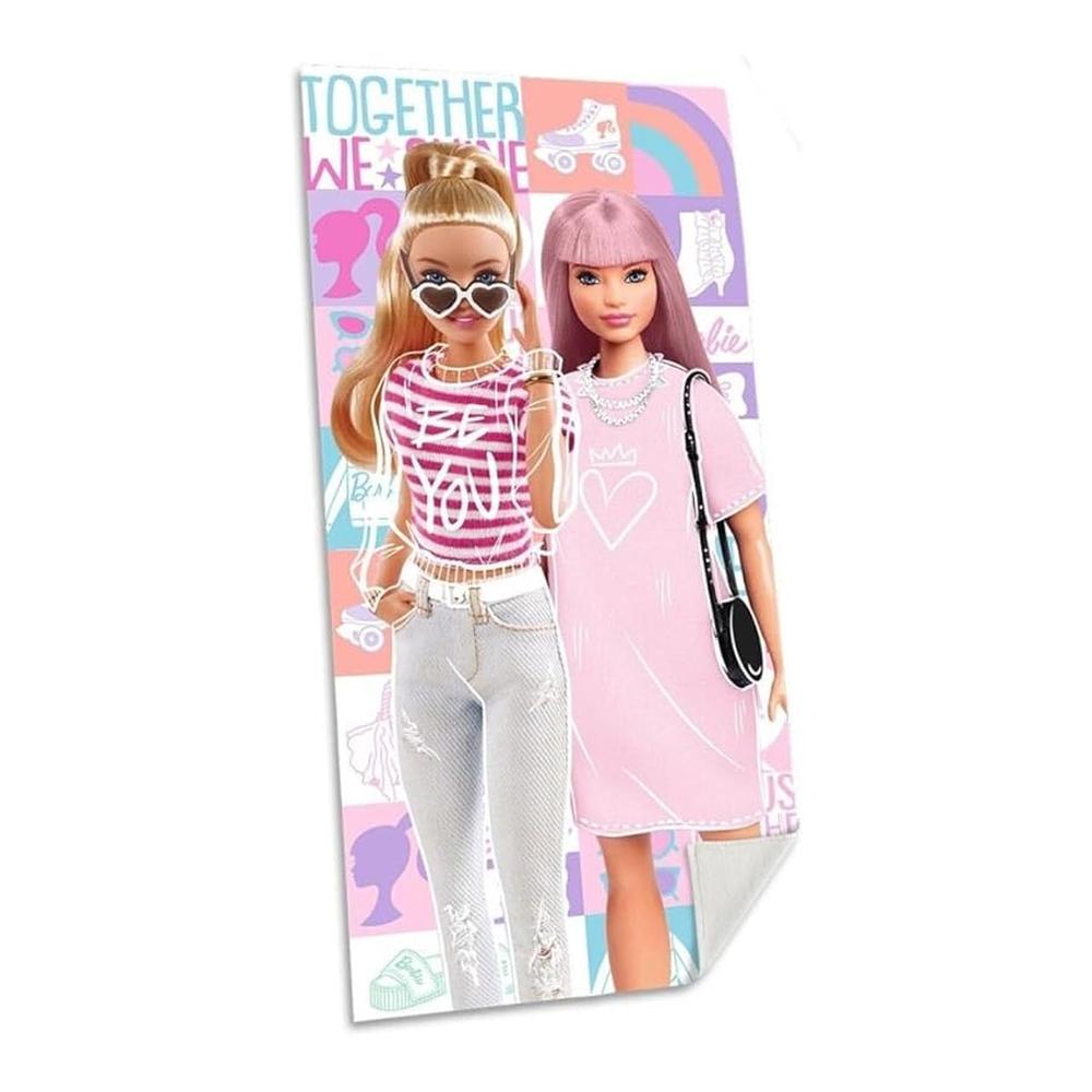 Toalla Barbie Algodón - Toalla Playa o Baño Diseño Barbie BB00017