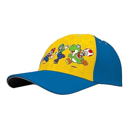 Gorra Super Mario School Hat Amarilla Protección Solar Niños 3+ Años BAM-SMAR-017-011