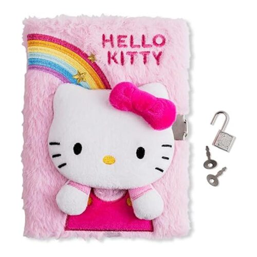 Diario Secreto Niña Peluche Hello Kitty 3D Candado Kids HK50140