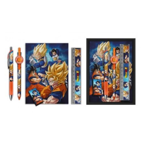 Caja Papelería 5 Piezas Dragon Ball – Set Escolar Anime DB00005