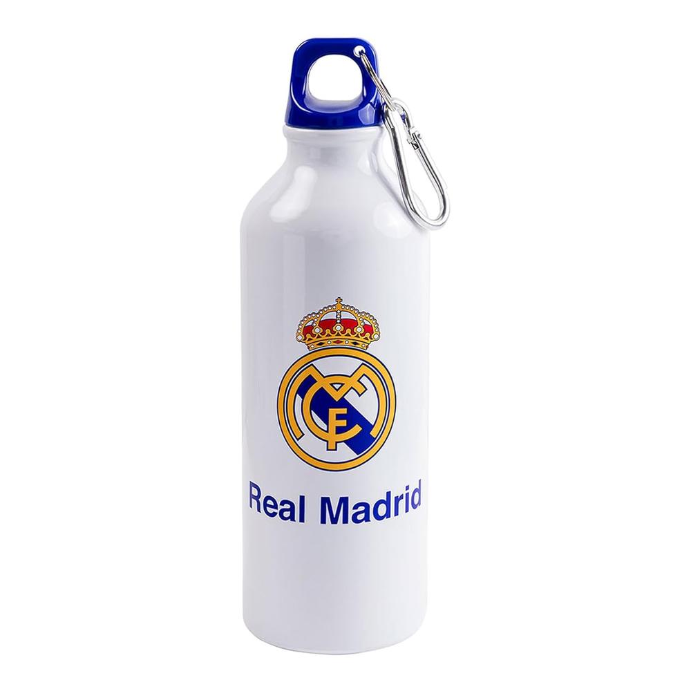 Cantimplora Aluminio Real Madrid - Botella Deportiva Oficial RM00006
