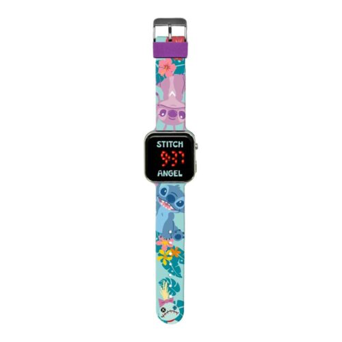 Reloj Digital LED Kids Licensing Personajes Hora Fecha LAS4197