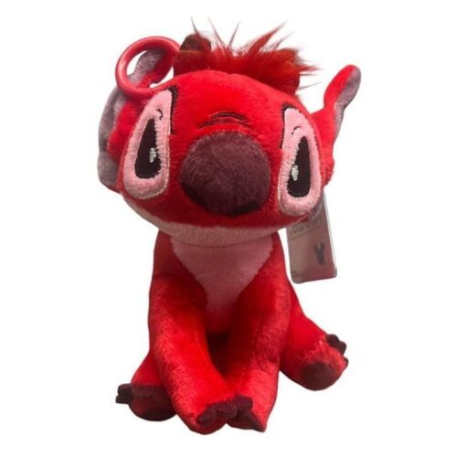 Llavero Peluche Stitch Clip Rojo – Accesorio Coleccionable 26.2737