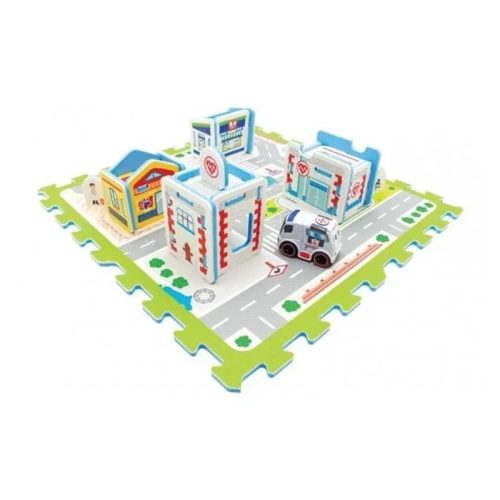 Alfombra Infantil Hospital Ambulancia – Tapete Juego Temático 18-186