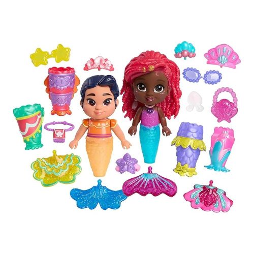 Muñeca Ariel Pop Tails Deluxe Just Play Disney Junior 19 Piezas 39922