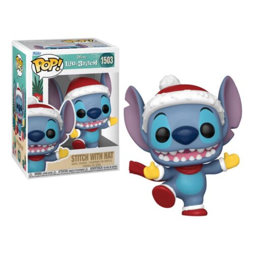 Funko Pop Stitch con sombrero navidad Disney 1503 80037 FUNKO