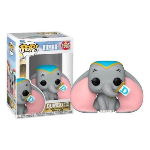 Funko Pop Dumbo con bandera Disney 1535 80207 FUNKO