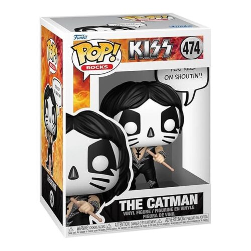Figura Funko Pop Catman Kiss R&R All Night Coleccionable 84123