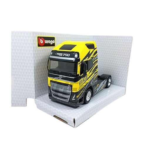 Camión Volvo FH16 GL 750 XXL Amarillo Bburago Escala 1:43 Coleccionable 78530-AM