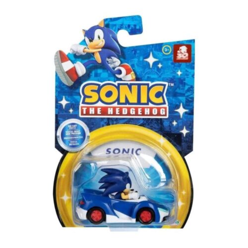Figura Sonic Revit Racer azul clásico 6cm Jakks 42824