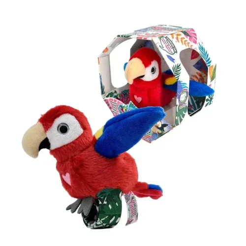 Peluche Happy Yappers Guacamayo Interactivo Sonidos Recargable HPA00000-GU