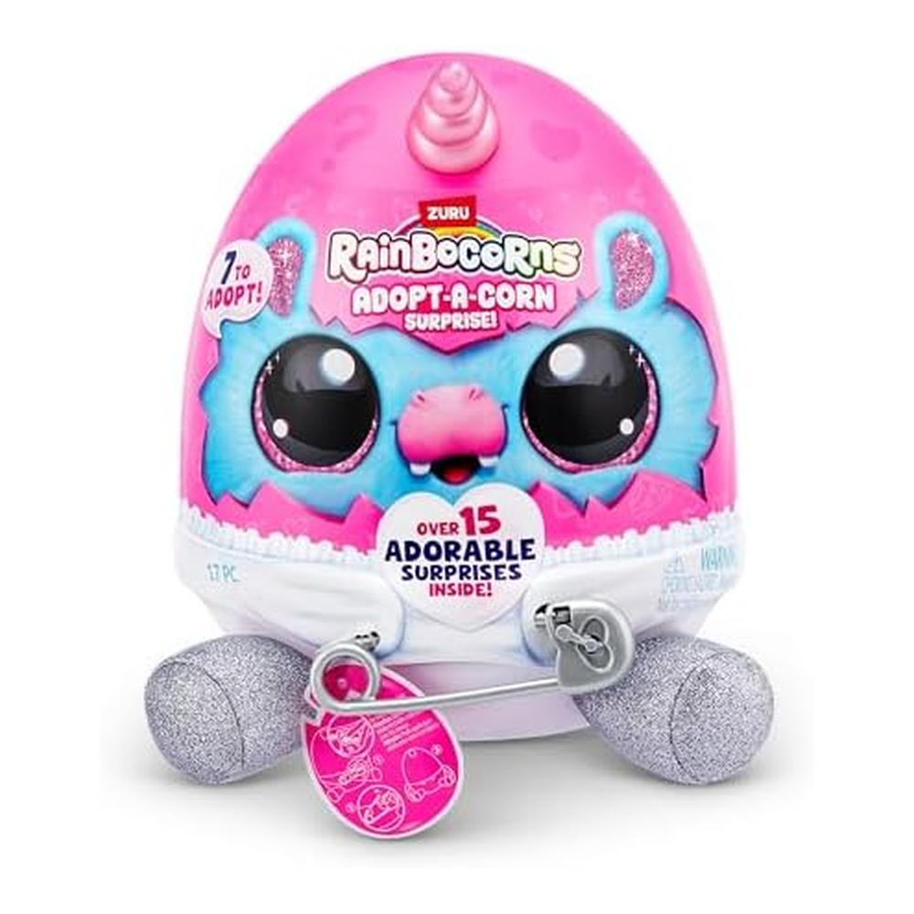 Peluche Adopt-A-Corn Surprise ZURU Kitten Huevos Sorpresa 23.5 cm Bebé 92105-plata - Imagen 2