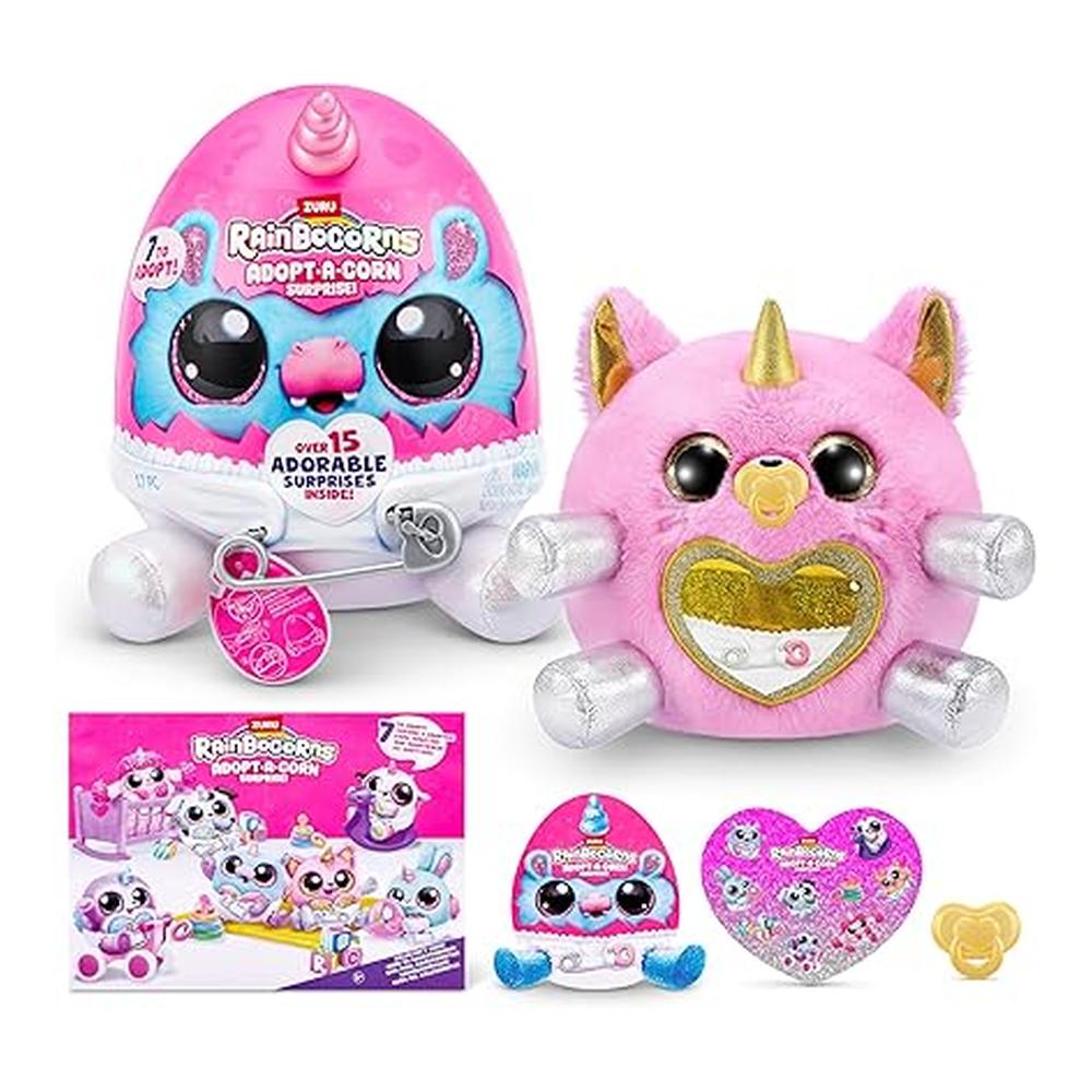 Peluche Adopt-A-Corn Surprise ZURU Kitten Huevos Sorpresa 23.5 cm Bebé 92105-plata