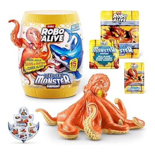Robo Alive Deep Sea Monster Surprise ZURU Octopus Electrónico Caja Sorpresa 71155-PU