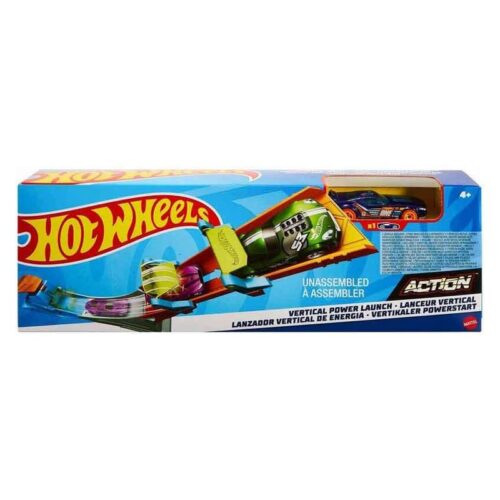 Hot Wheels Pista Lanzador Vertical de Energía HFY69