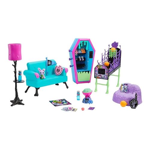 Mattel Monster High Sala de Estudiantes con Muebles y Accesorios HNF67