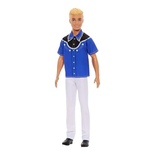 Mattel Ken Fashionistas Camisa Oeste Rubia HRH25