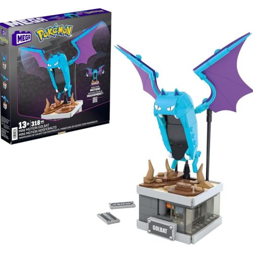 Mattel Mega Pokemon Golbat con movimiento de alas 318 bloques de construcción HTH72
