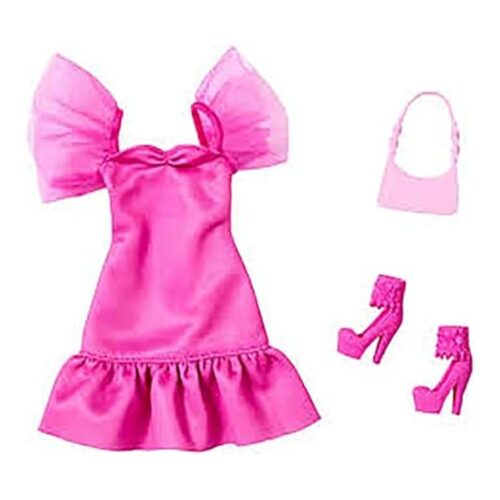 Conjunto Ropa Accesorios Barbie Fashion Niños 3 Años Mattel HYV21