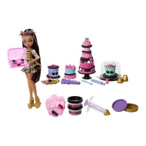 Kit Pastelería Monster High Cumplespantos Clawdeen Wolf 20 Accesorios JBG78