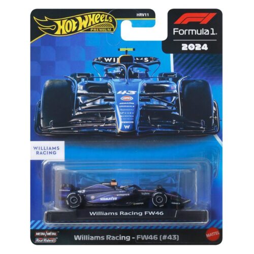 Hot Wheels Premium Williams Racing Formula 1 No43 JBM20